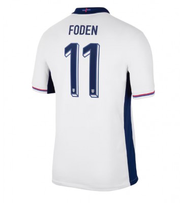 Inglaterra Phil Foden #11 Primera Equipación Eurocopa 2024 Manga Corta